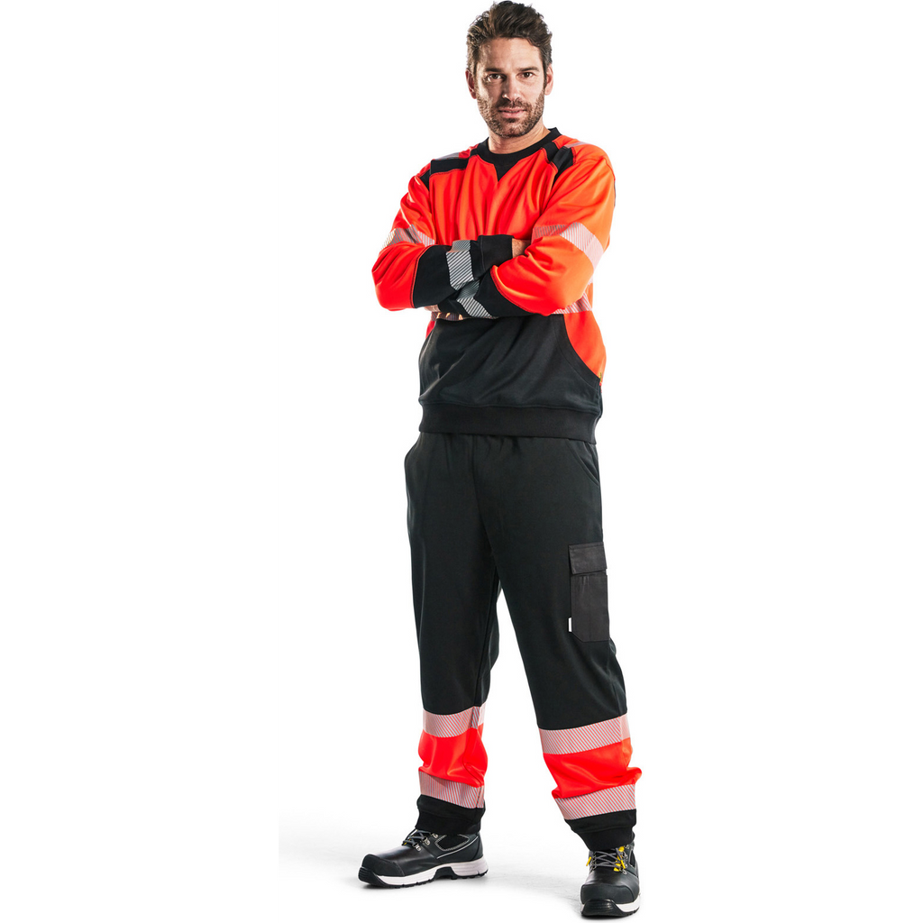 Blaklader High Vis Sweatshirt, Red/Black (5)