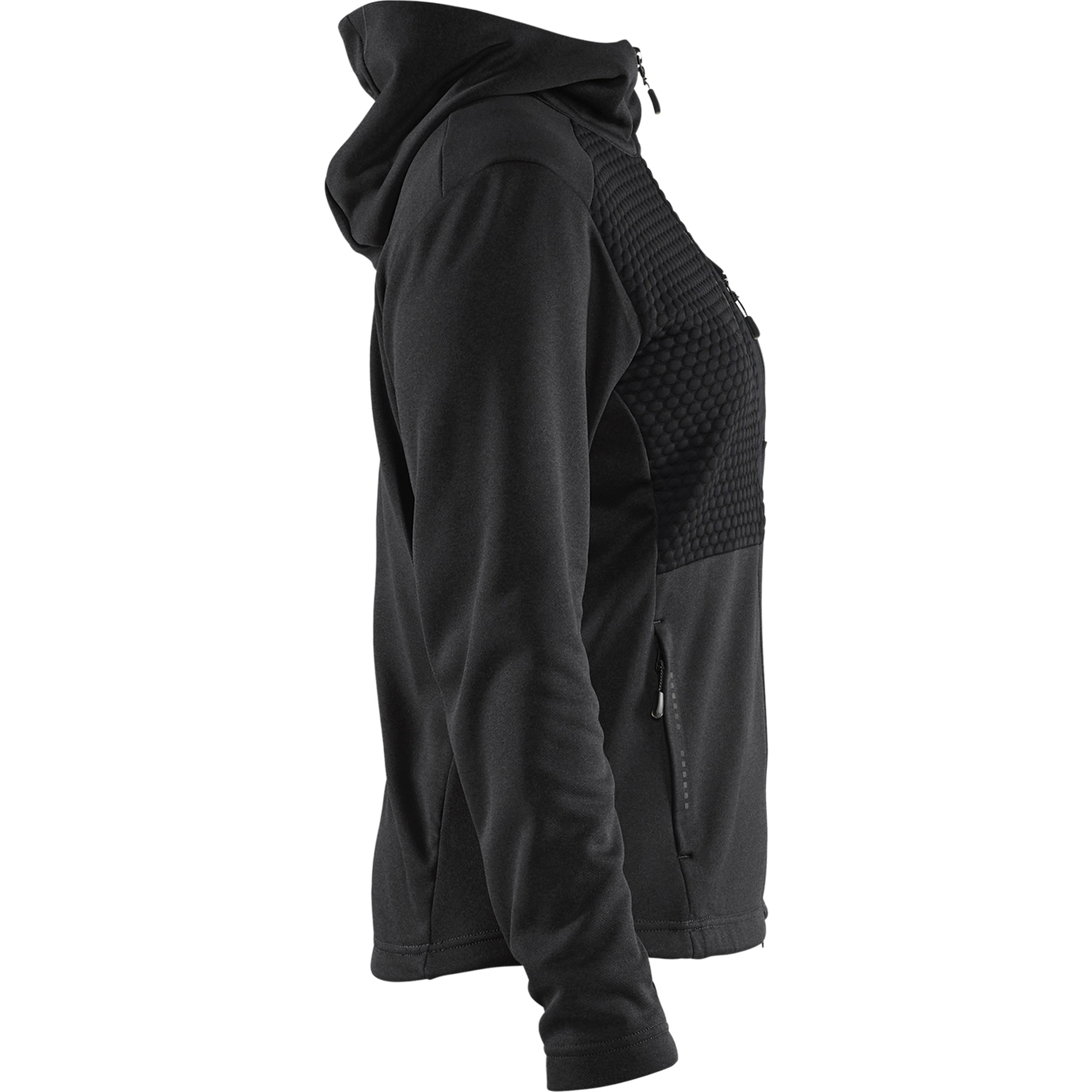 Blaklader Women's Hooded Jacket with Zipper, Black (2)