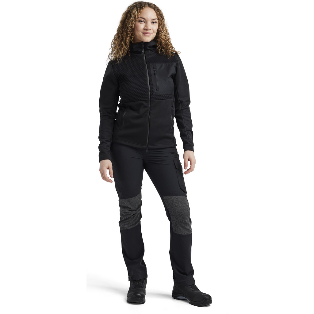 Blaklader Women's Hooded Jacket with Zipper, Black (5)