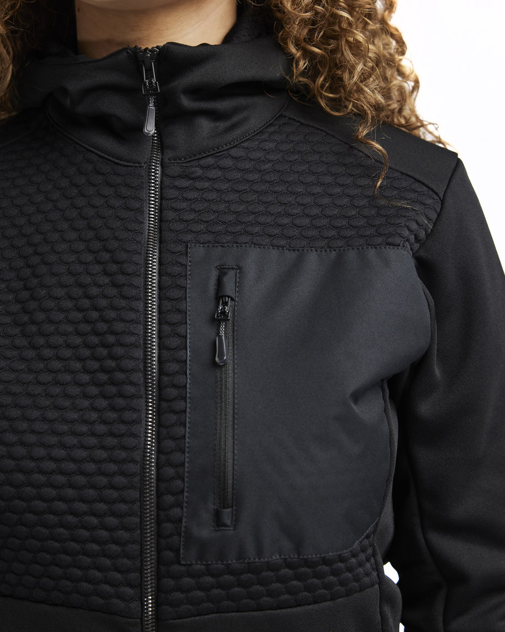 Blaklader Women's Hooded Jacket with Zipper, Black (7)