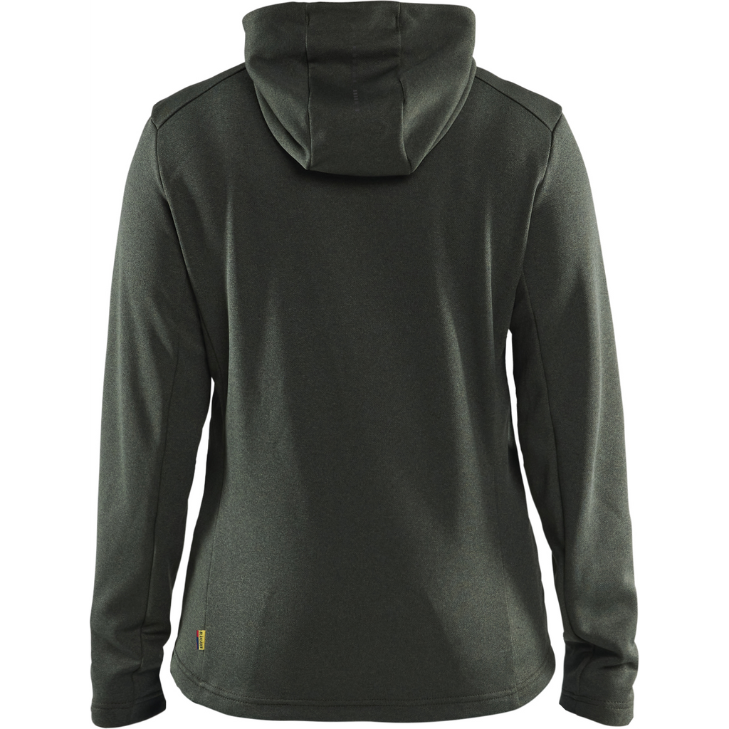 Blaklader Ladies Hooded Zip Sweatshirt, Autumn Green/Black (4)