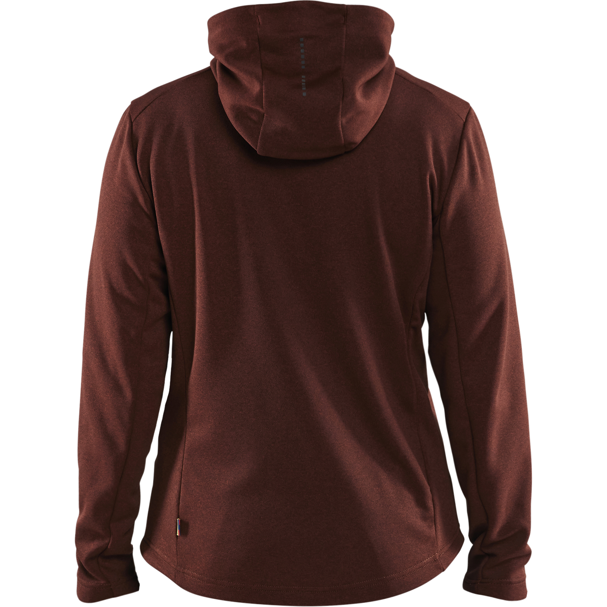 Blaklader Women's Hooded Sweatshirt with Zipper, Rust Red/Black (4)