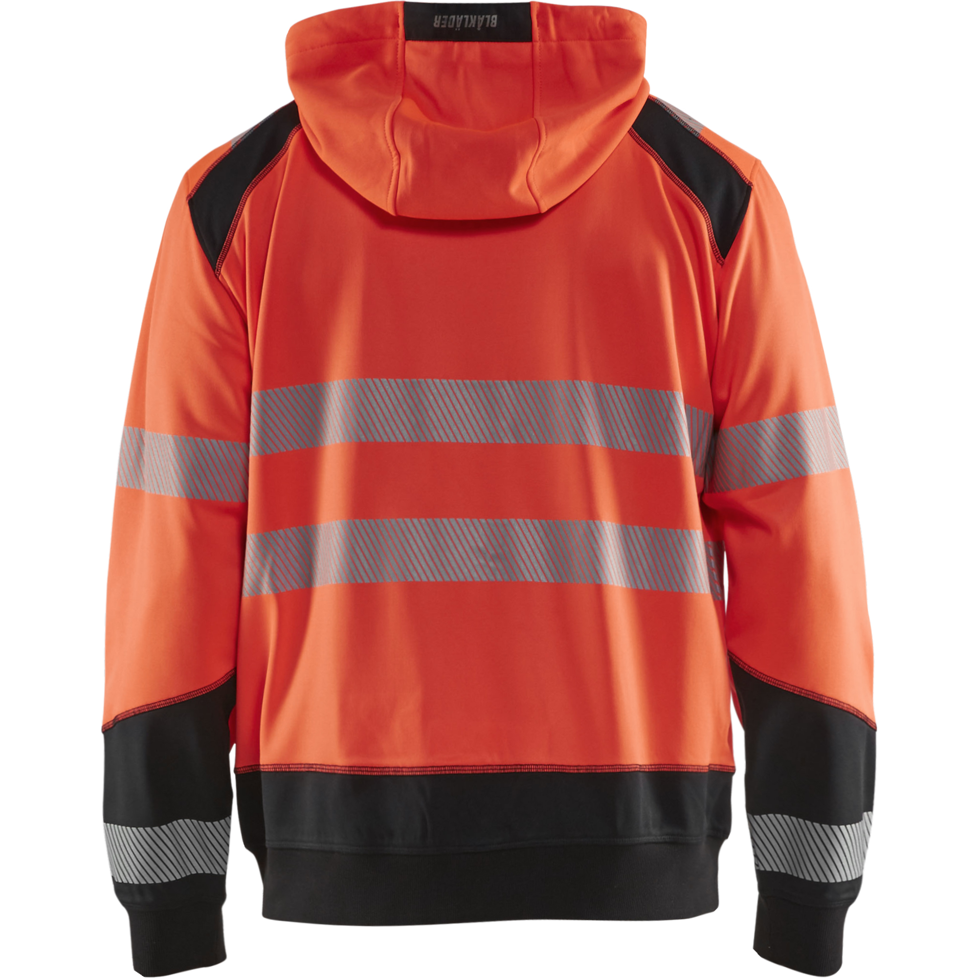 Blaklader High Vis Hooded Sweatshirt, Red/Black (4)