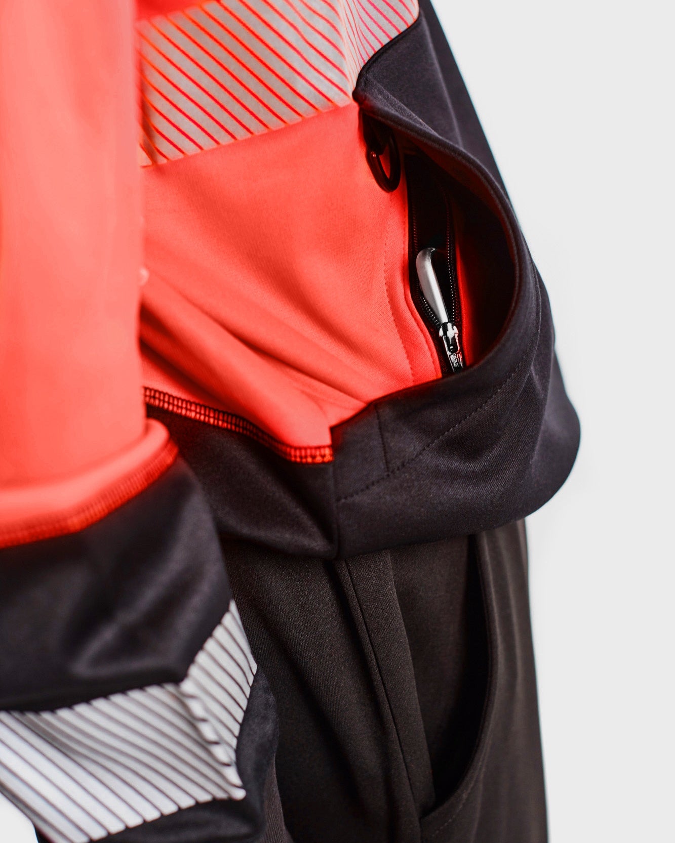 Blaklader High Vis Hooded Sweatshirt, Red/Black (8)