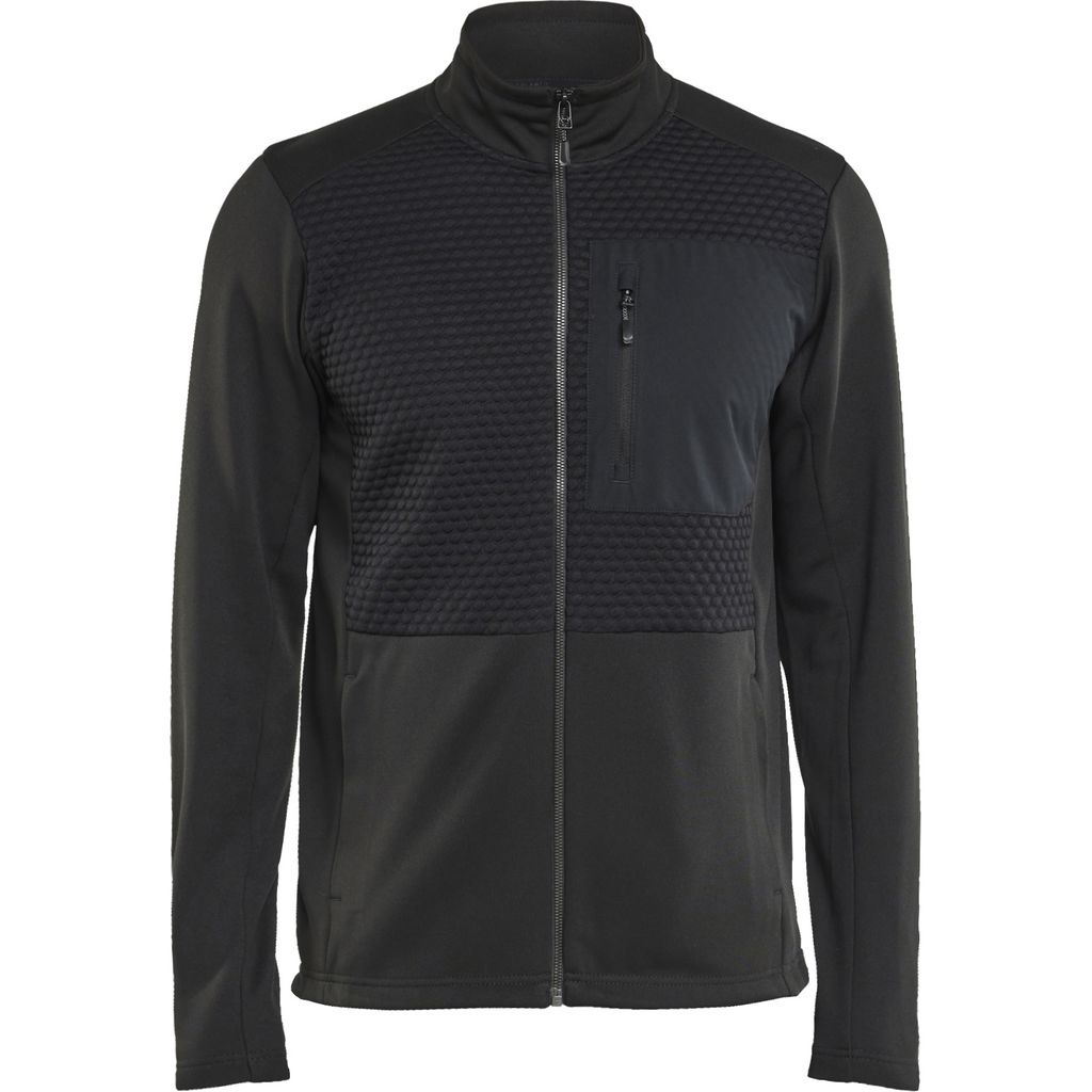 Blaklader Full Zip Sweatshirt, Black