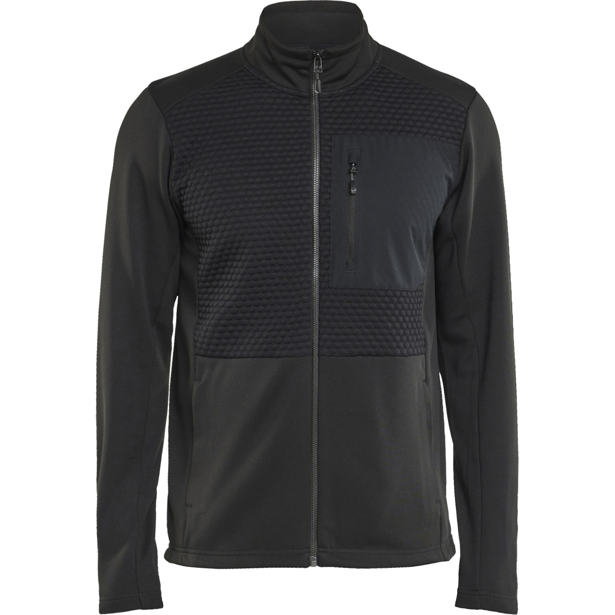 Blaklader Full Zip Sweatshirt, Black