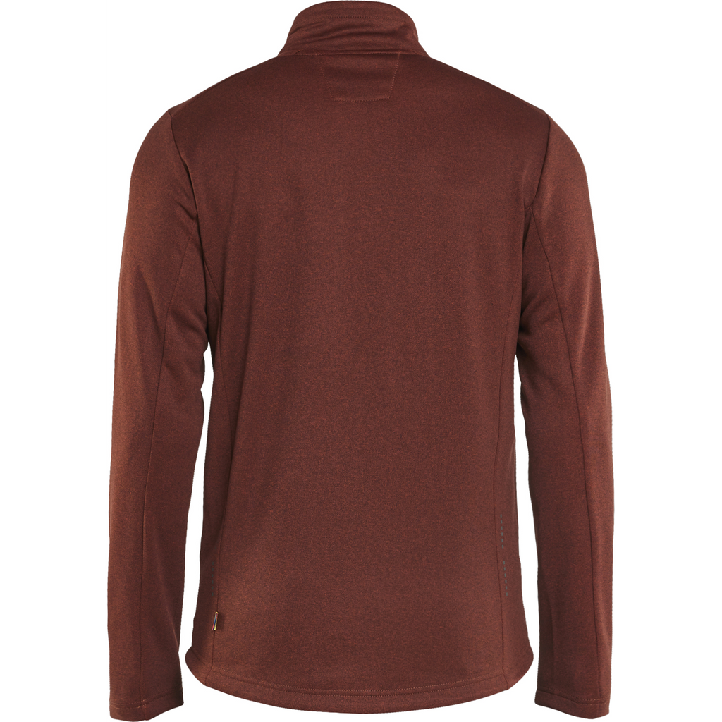 Blaklader Full Zip Sweatshirt, Rust Red/Black (3)