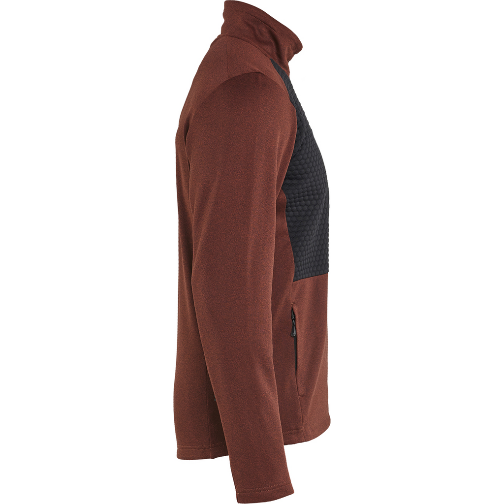 Blaklader Full Zip Sweatshirt, Rust Red/Black (2)