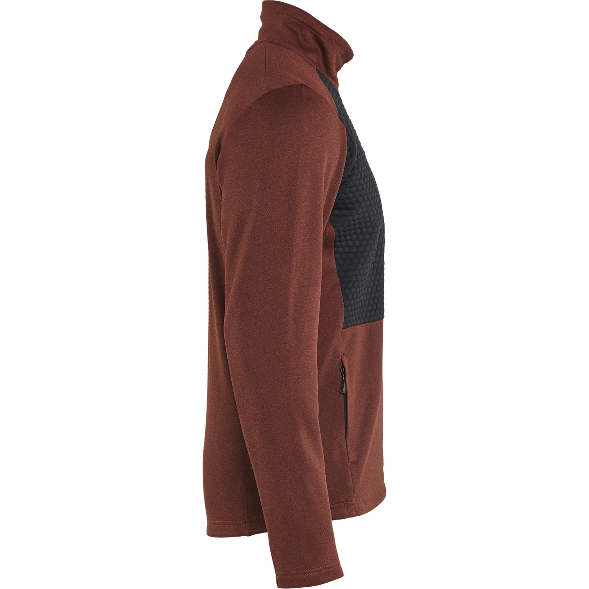 Blaklader Full Zip Sweatshirt, Rust Red/Black (2)
