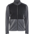 Blaklader Full Zip Sweatshirt, Black Melange