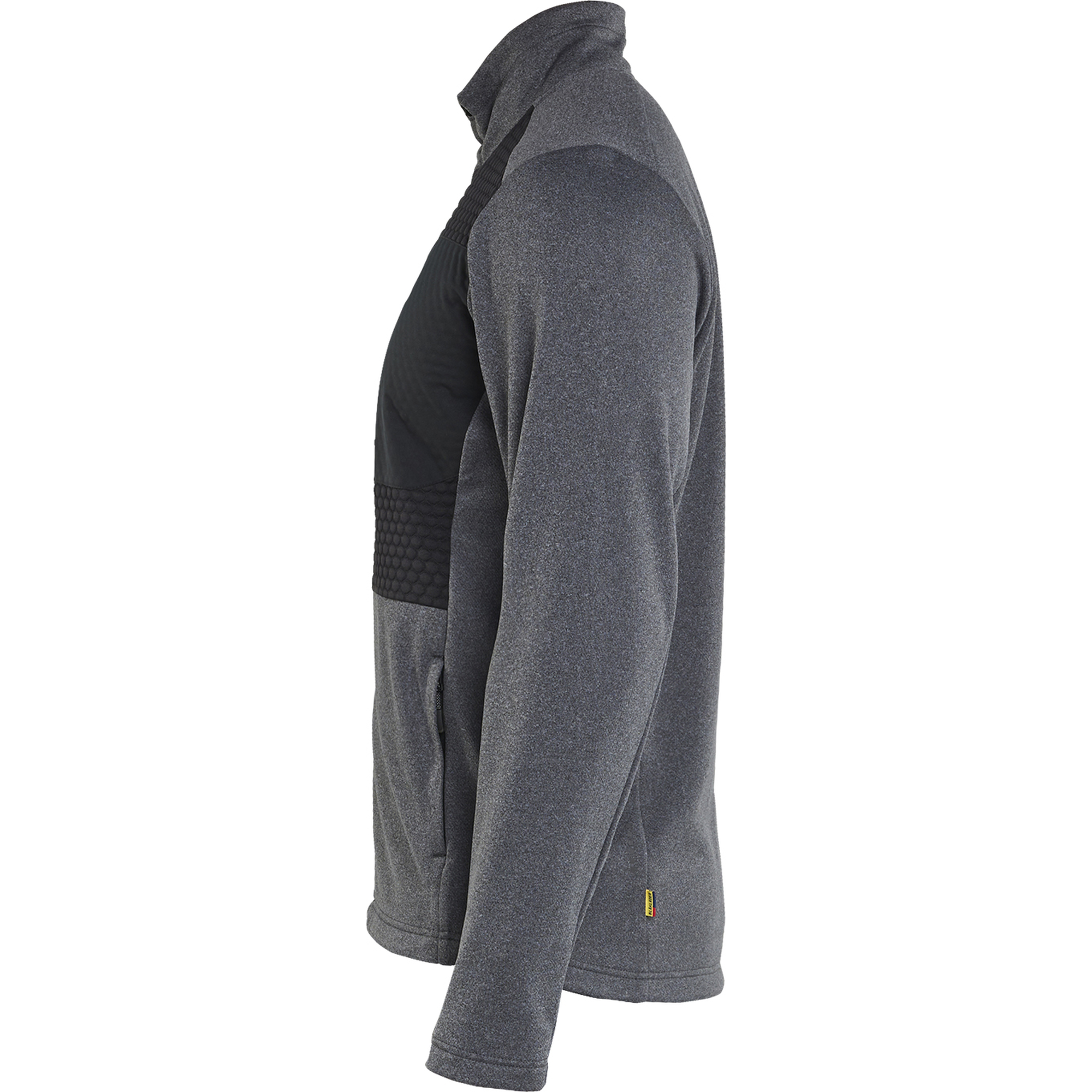 Blaklader Full Zip Sweatshirt, Black Melange (2)