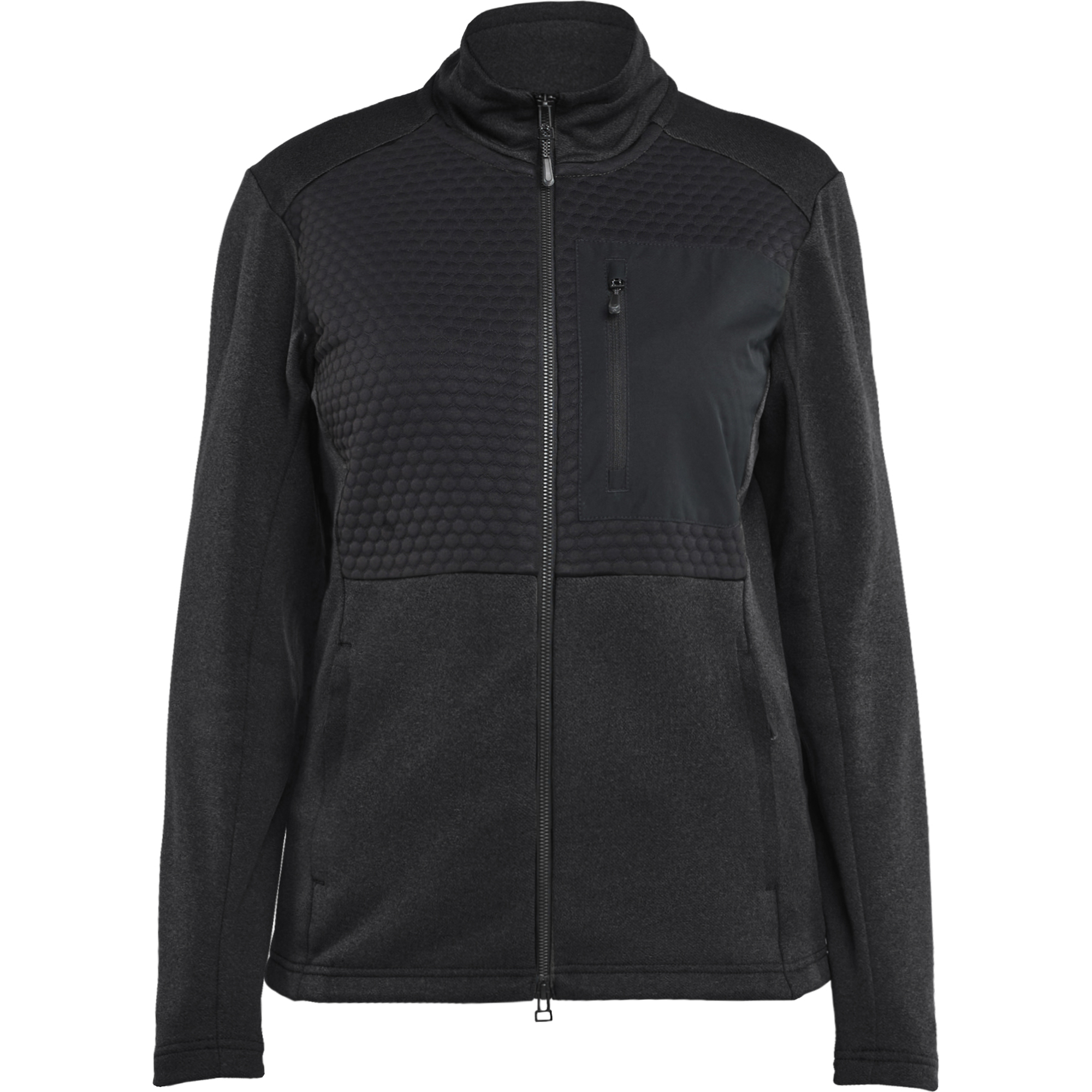 Blaklader Ladies Full Zip Sweatshirt, Black