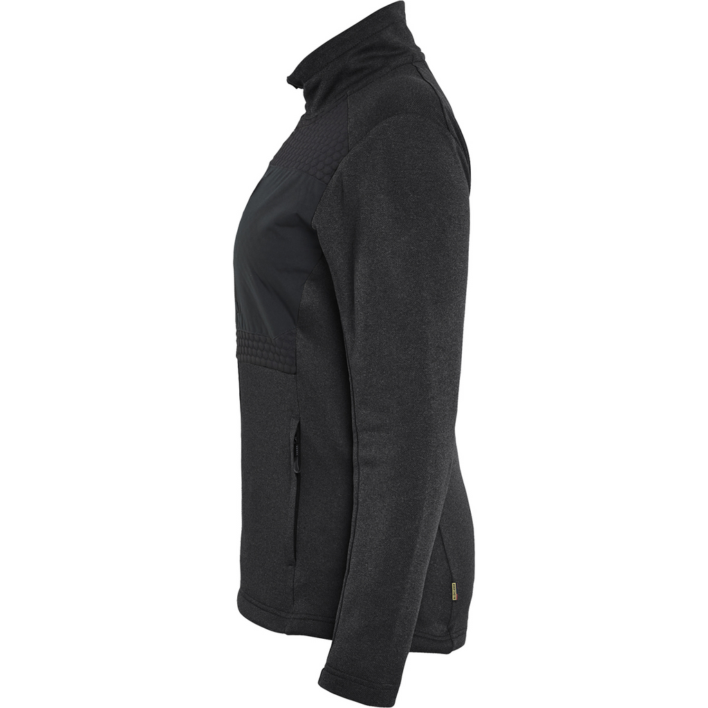 Blaklader Ladies Full Zip Sweatshirt, Black (3)