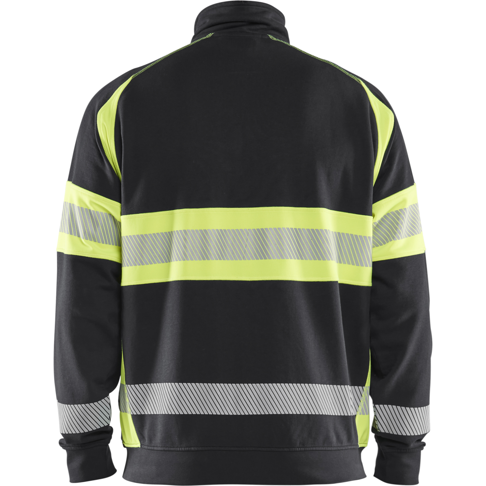 Blaklader High Vis Sweat Jacket, Black/Yellow (4)