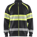 Blaklader High Vis Sweat Jacket, Black/Yellow