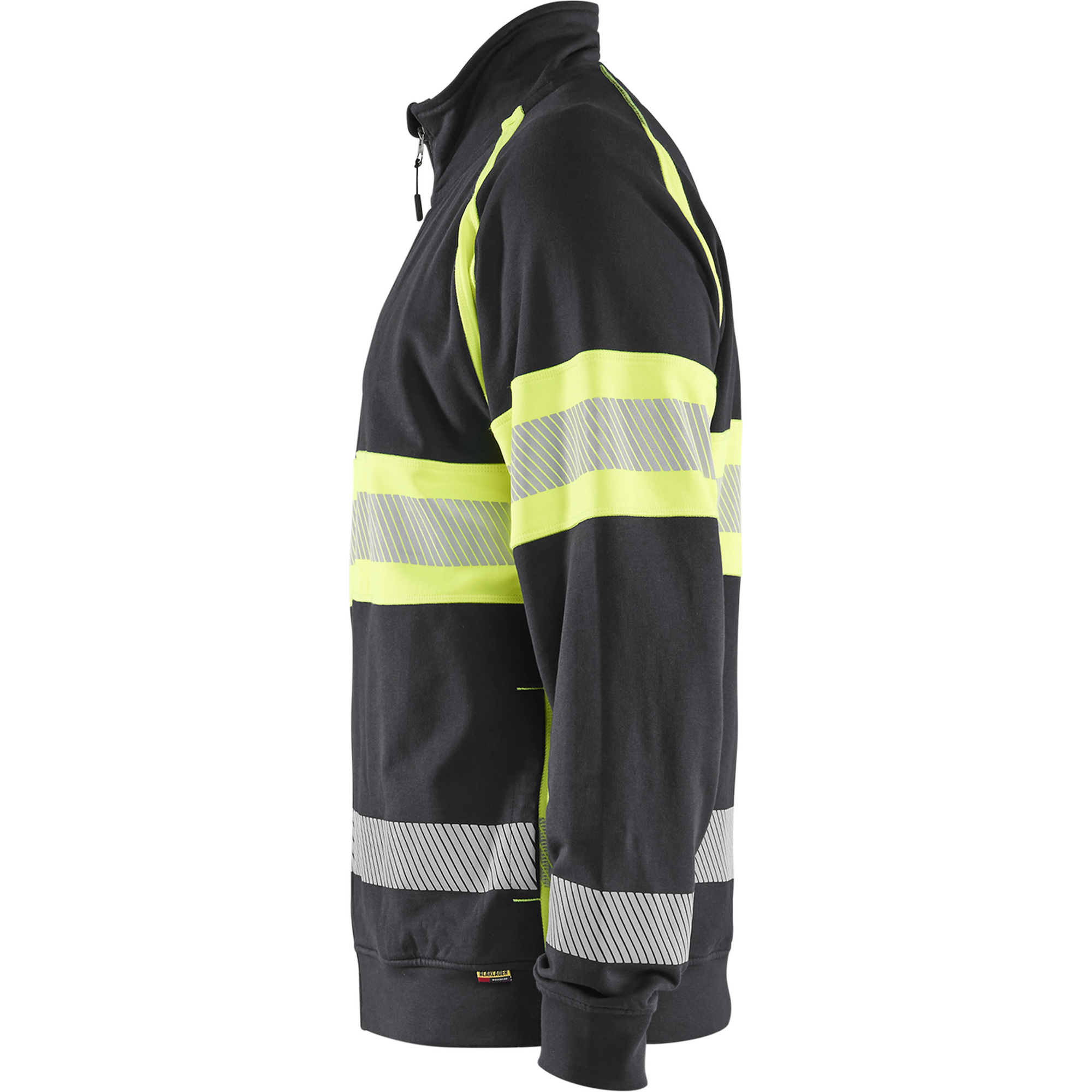Blaklader High Vis Sweat Jacket, Black/Yellow (3)