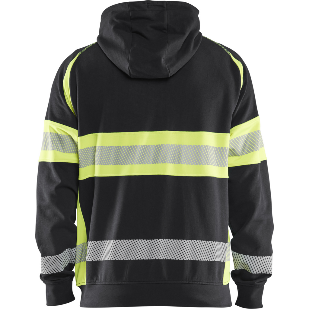 Blaklader High Vis Hooded Jacket, Black/Yellow (4)