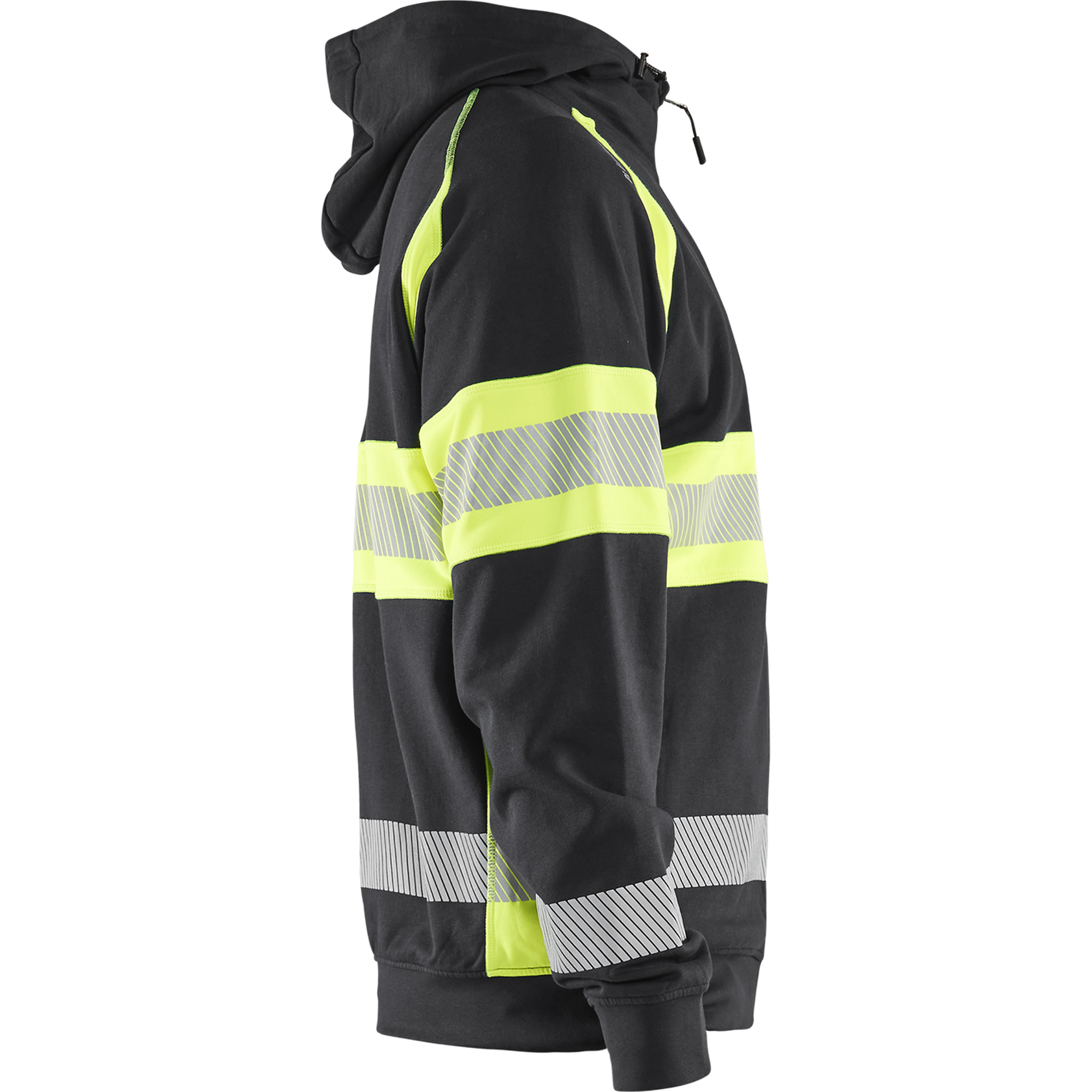 Blaklader High Vis Hooded Jacket, Black/Yellow (2)