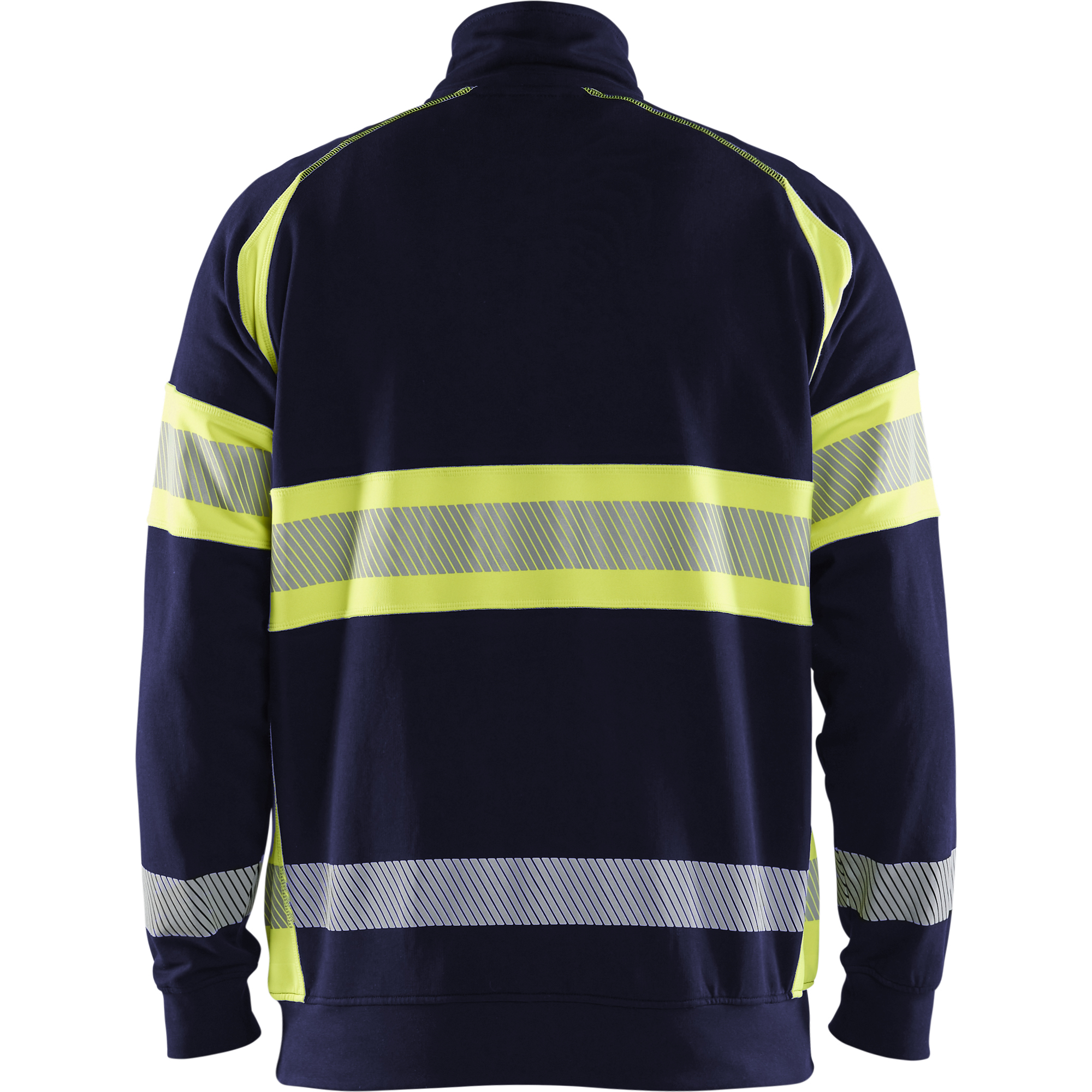 Blaklader High Vis Sweatshirt, Navy/ Yellow (4)
