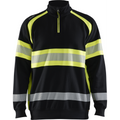 Blaklader High Vis Sweatshirt, Black/Yellow
