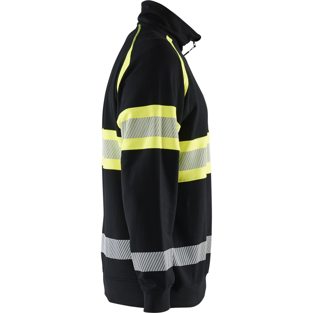 Blaklader High Vis Sweatshirt, Black/Yellow (2)