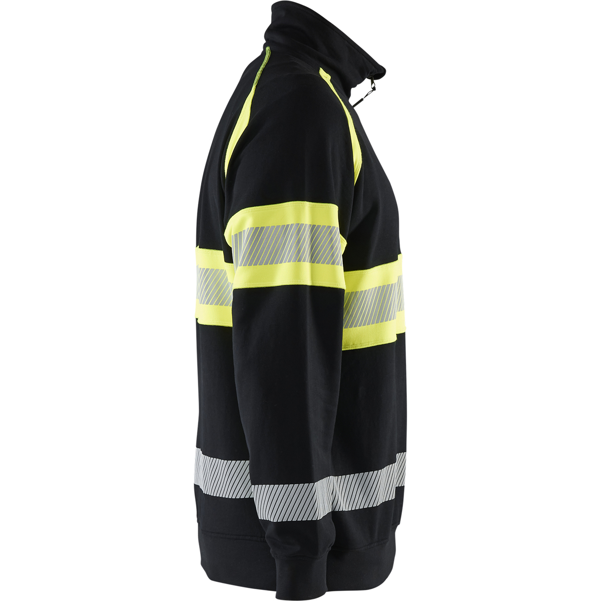 Blaklader High Vis Sweatshirt, Black/Yellow (2)