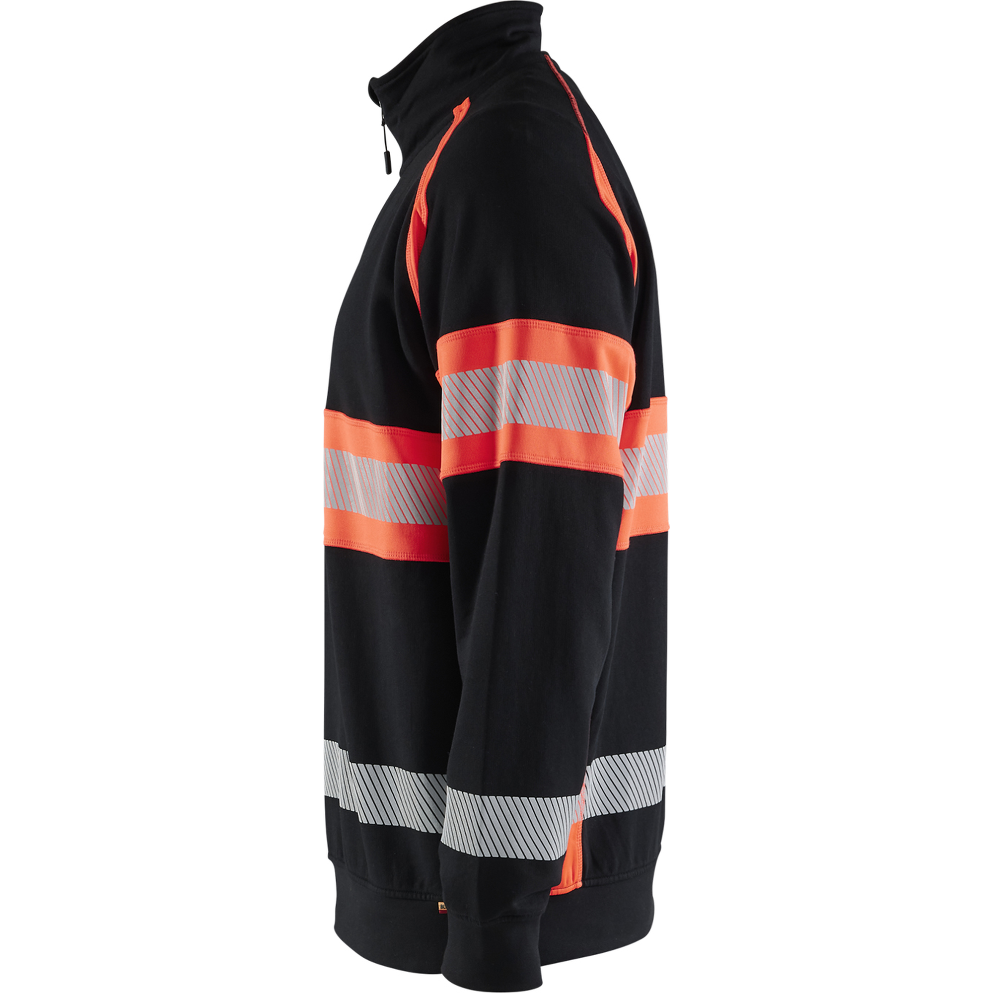 Blaklader High Vis Sweatshirt, Black/High Vis Red (3)