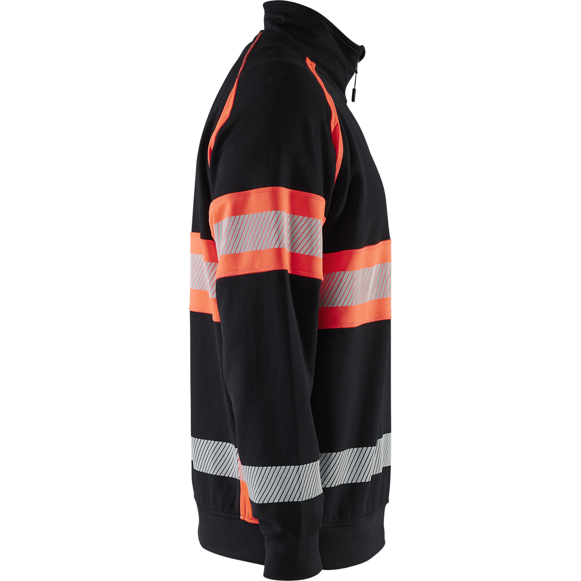 Blaklader High Vis Sweatshirt, Black/High Vis Red (2)