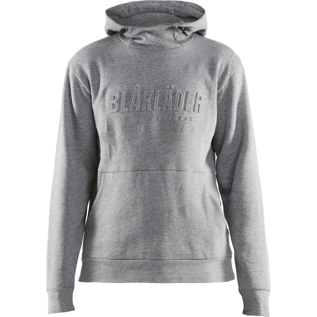 Blaklader 3D Women's Hooded Sweatshirt, Grey Melange