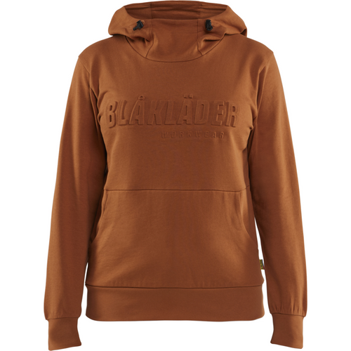 Blaklader 3D Women's Hooded Sweatshirt, Rust
