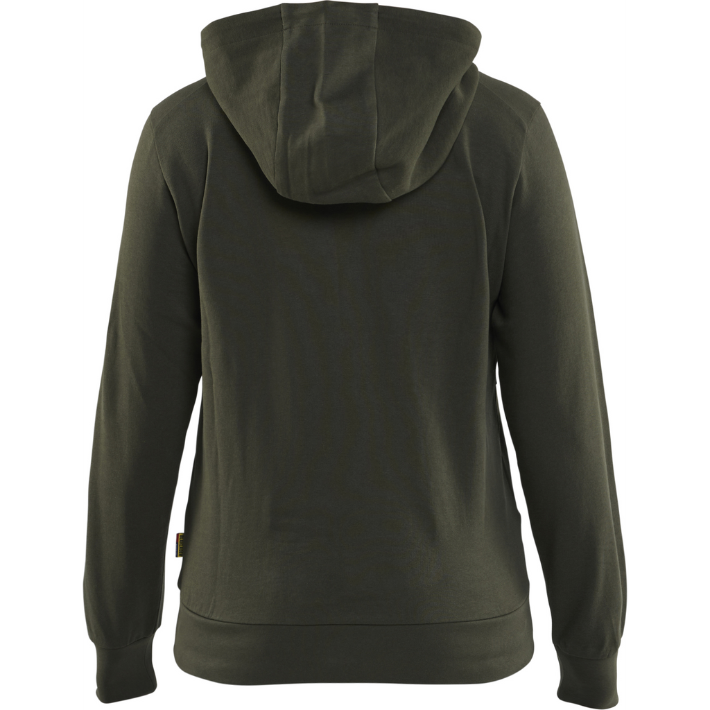 Blaklader 3D Ladies Hooded Sweatshirt, Forest Green (4)