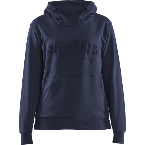 Blaklader 3D Women's Hooded Sweatshirt, Dark Navy Blue
