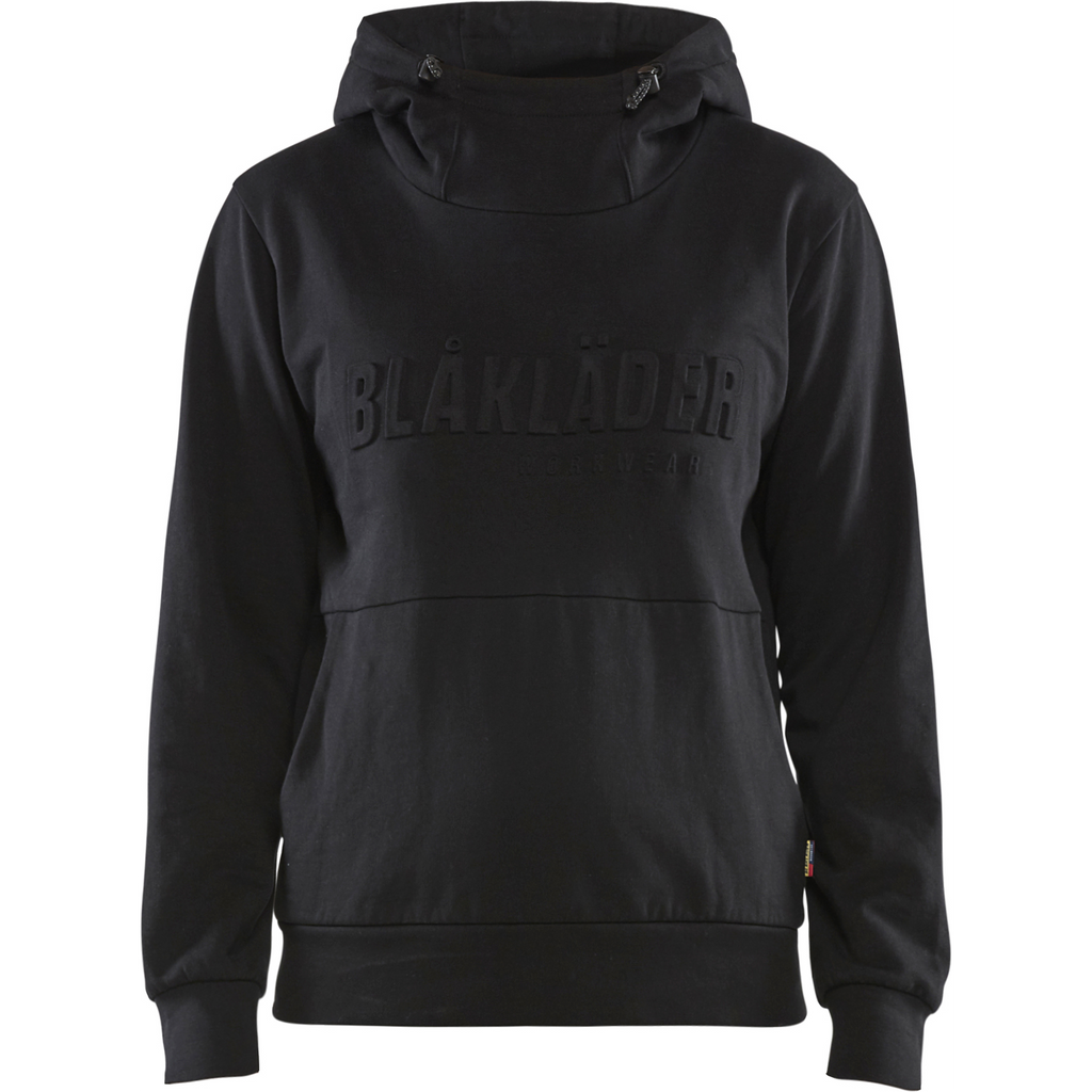 Blaklader 3D Women's Hooded Sweatshirt, Black