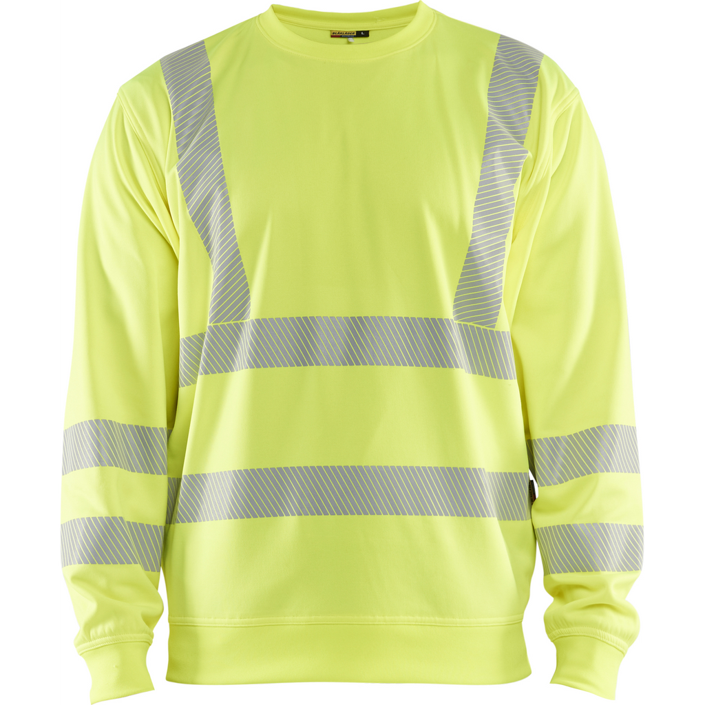 Blaklader High Vis Sweatshirt, Yellow