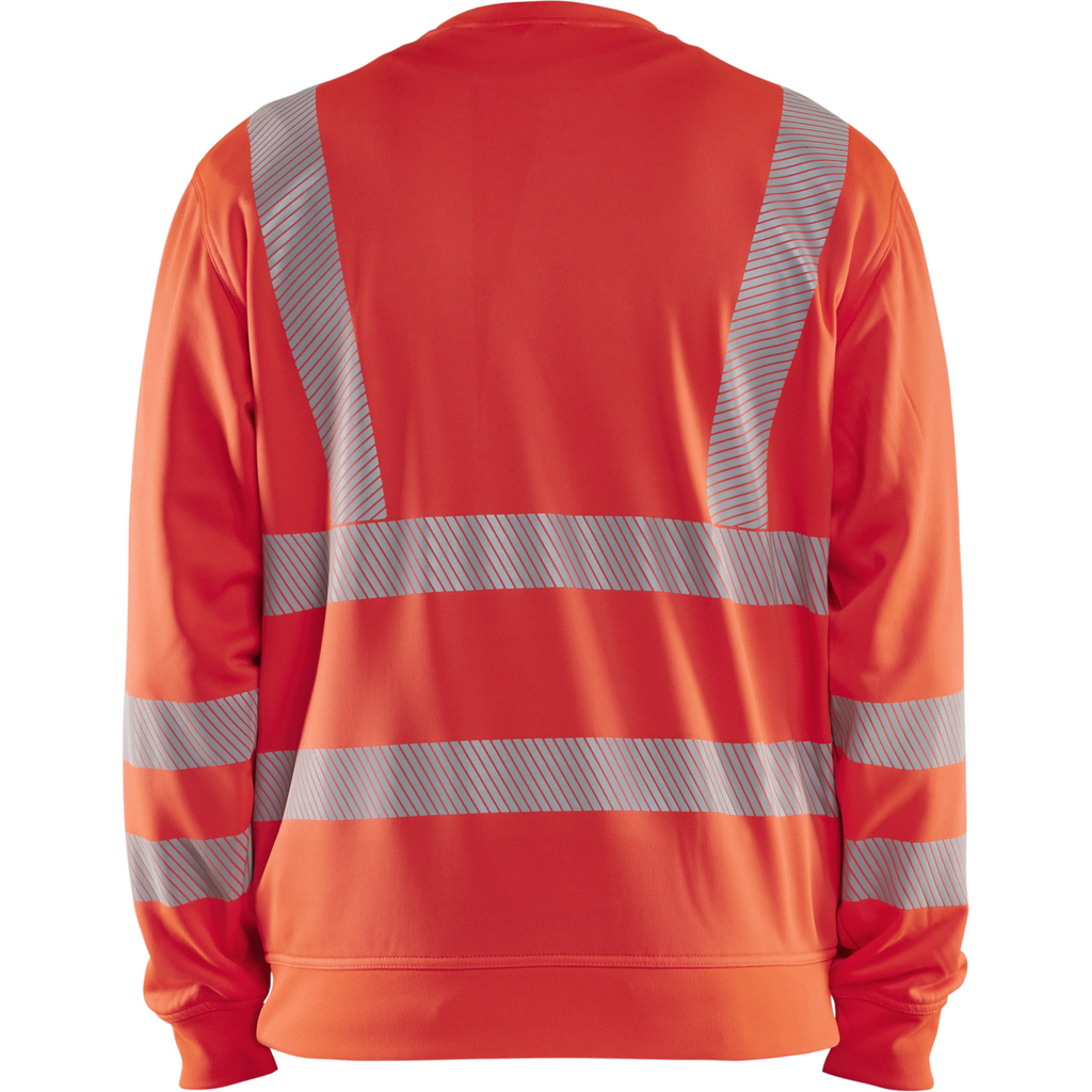 Blaklader High Vis Sweatshirt, Red (4)
