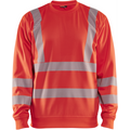 Blaklader High Vis Sweatshirt, Red