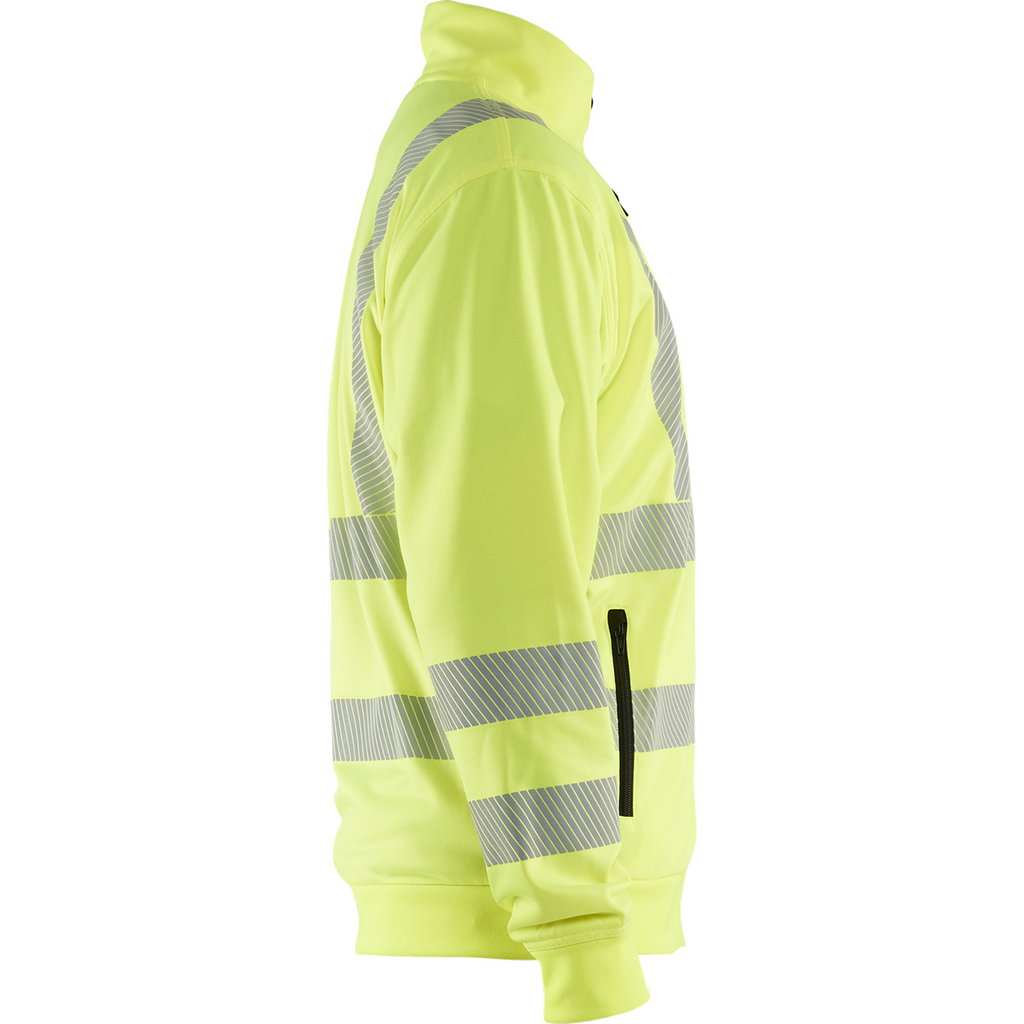 Blaklader High Vis Sweat Jacket, Yellow (2)