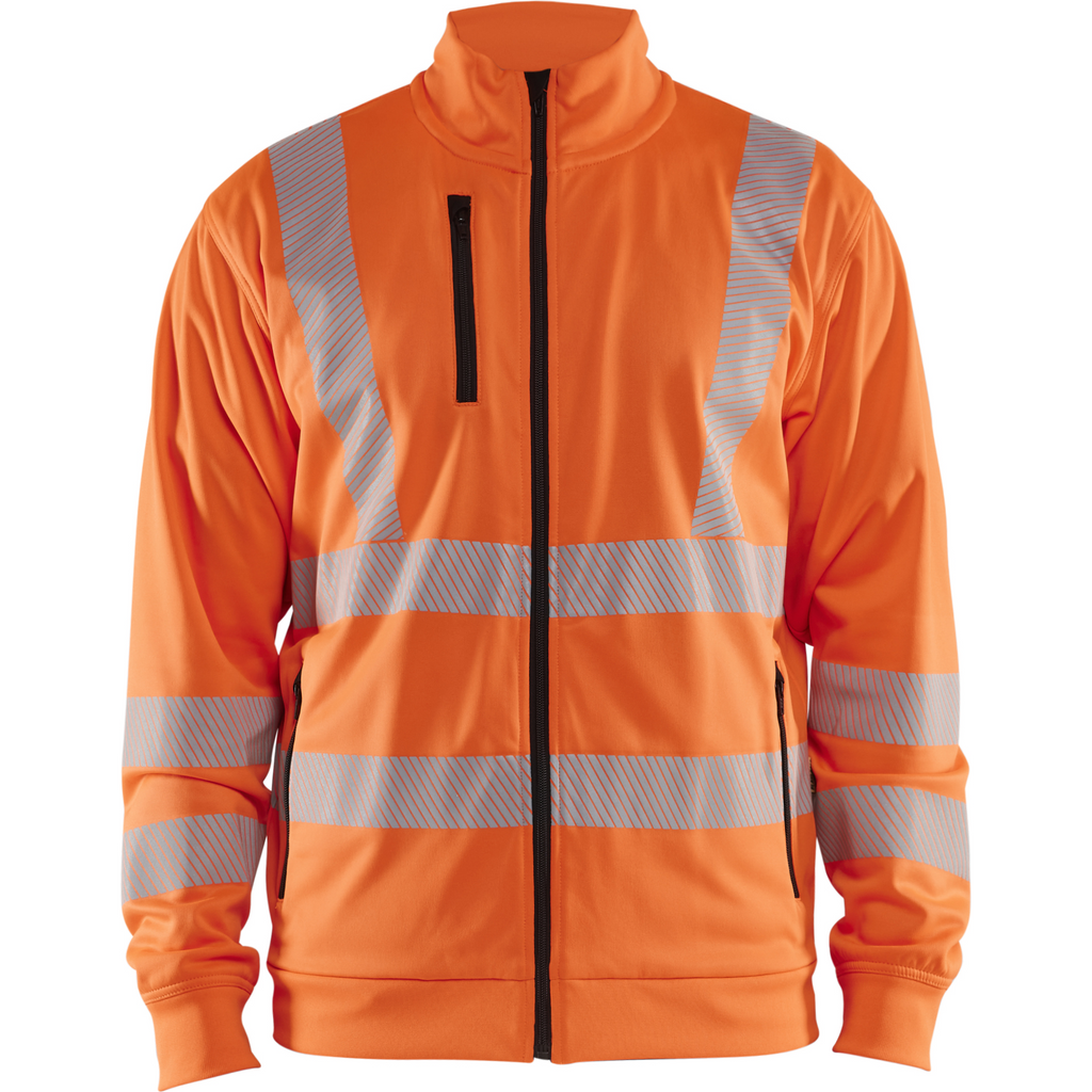 Blaklader High Vis Sweat Jacket, Orange