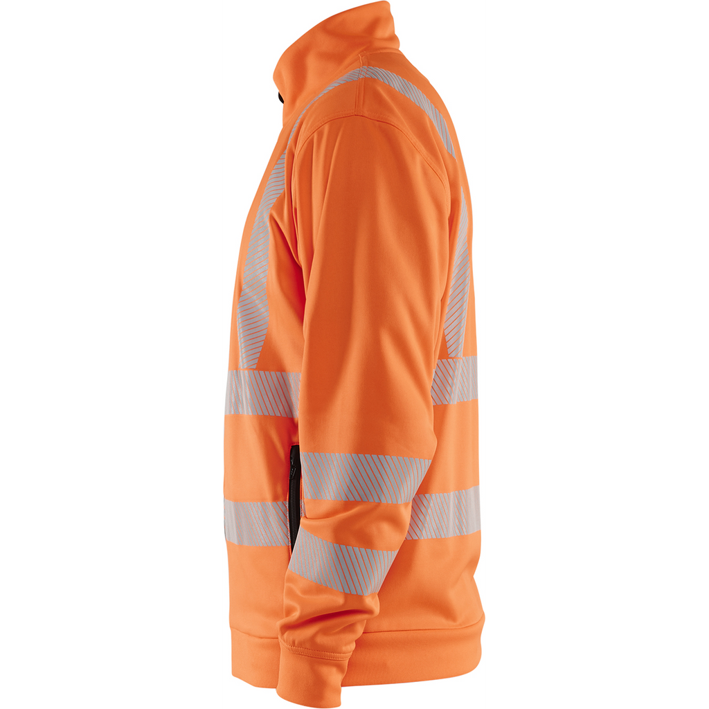 Blaklader High Vis Sweat Jacket, Orange (3)