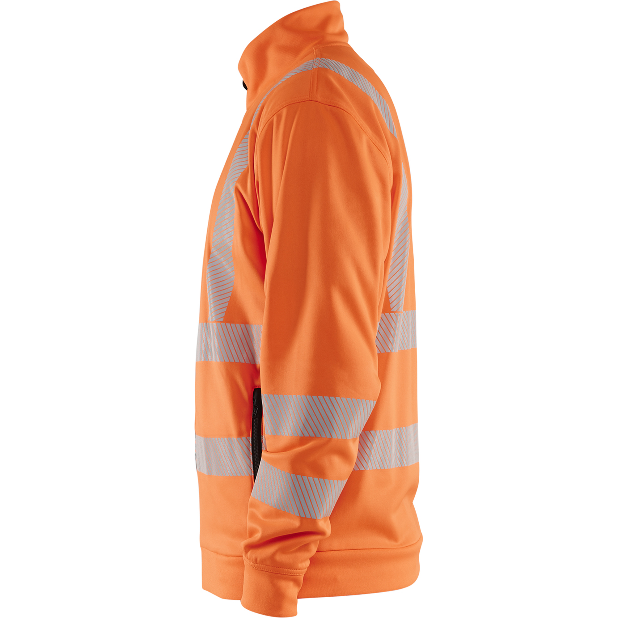 Blaklader High Vis Sweat Jacket, Orange (3)