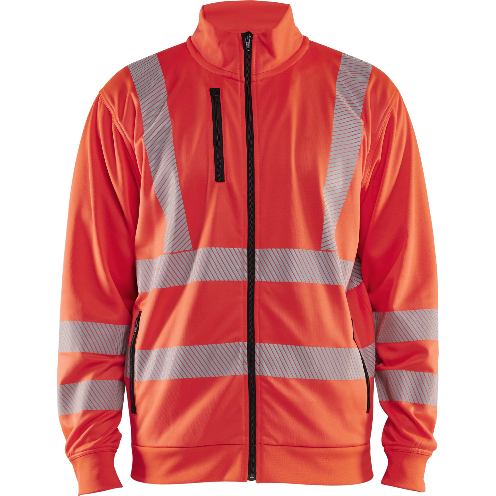 Blaklader High Vis Sweat Jacket, Red