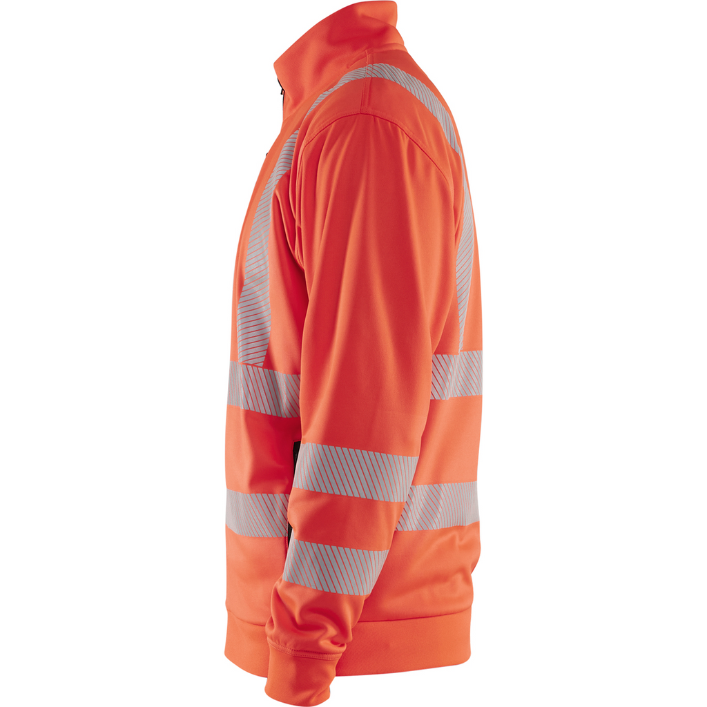 Blaklader High Vis Sweat Jacket, Red (3)