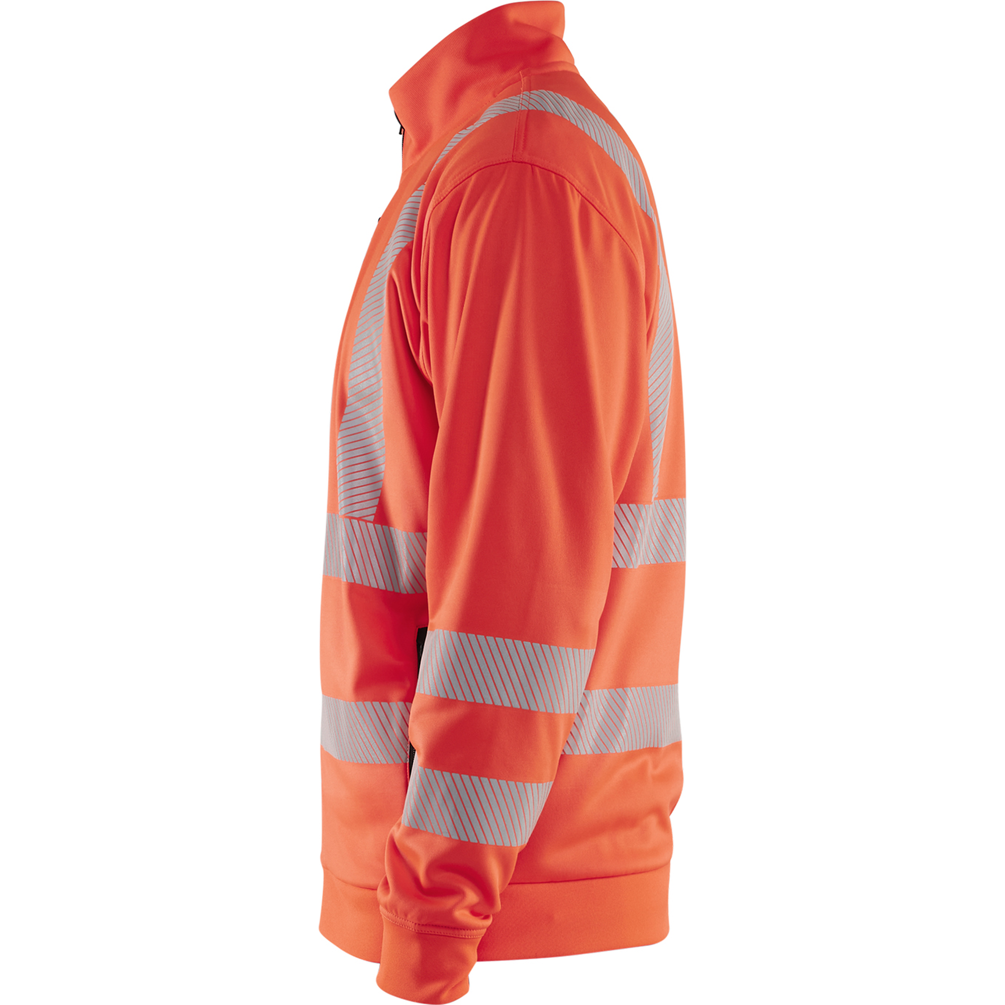 Blaklader High Vis Sweat Jacket, Red (3)