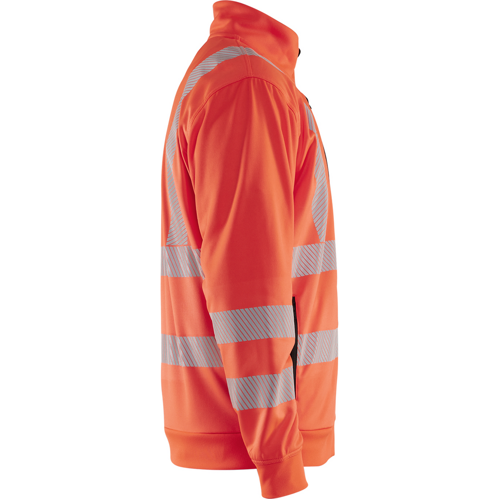 Blaklader High Vis Sweat Jacket, Red (2)