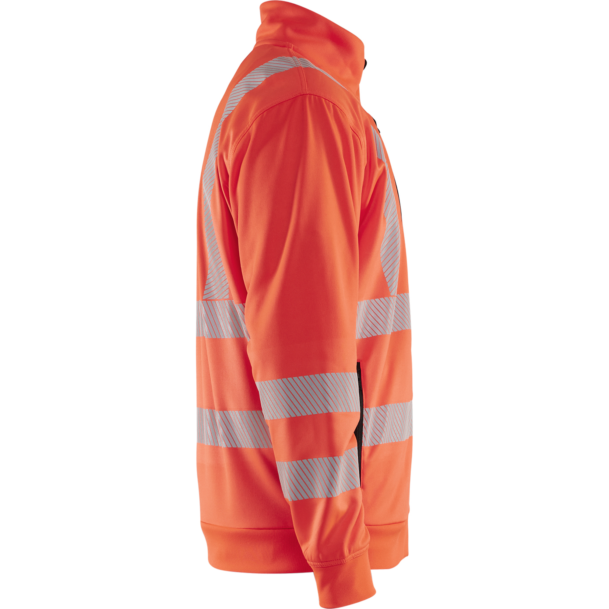 Blaklader High Vis Sweat Jacket, Red (2)