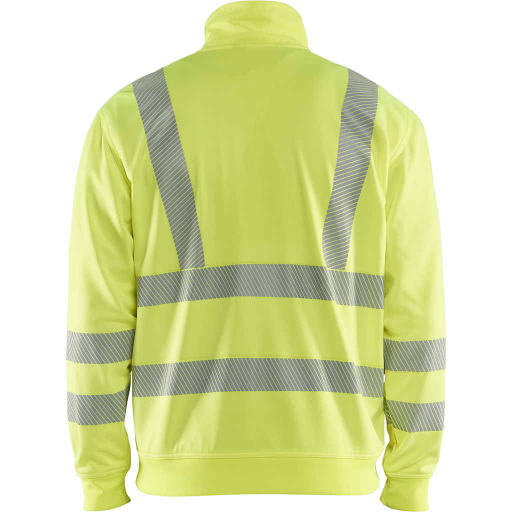 Blaklader High Vis Half Zip Sweatshirt, Yellow (4)