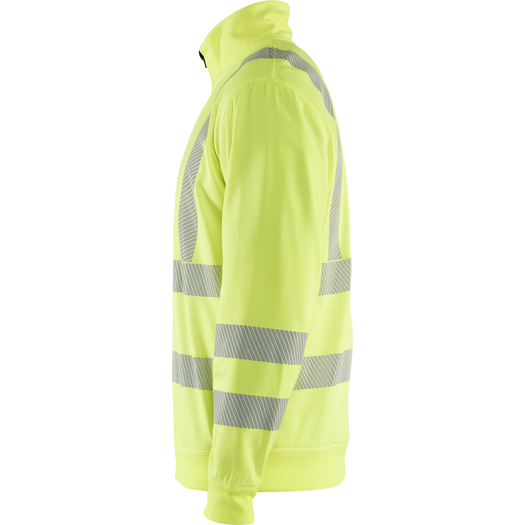 Blaklader High Vis Half Zip Sweatshirt, Yellow (3)