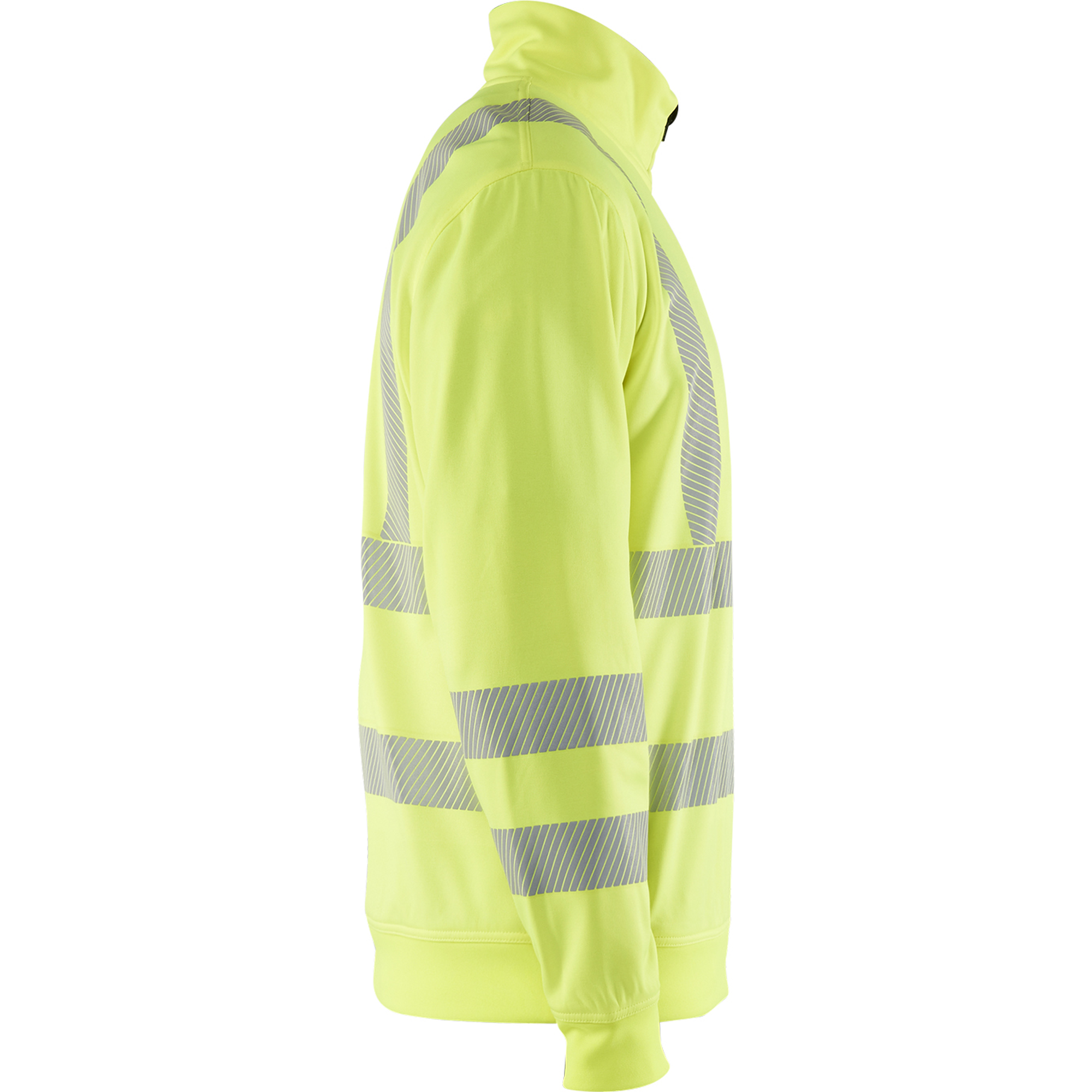 Blaklader High Vis Half Zip Sweatshirt, Yellow (2)