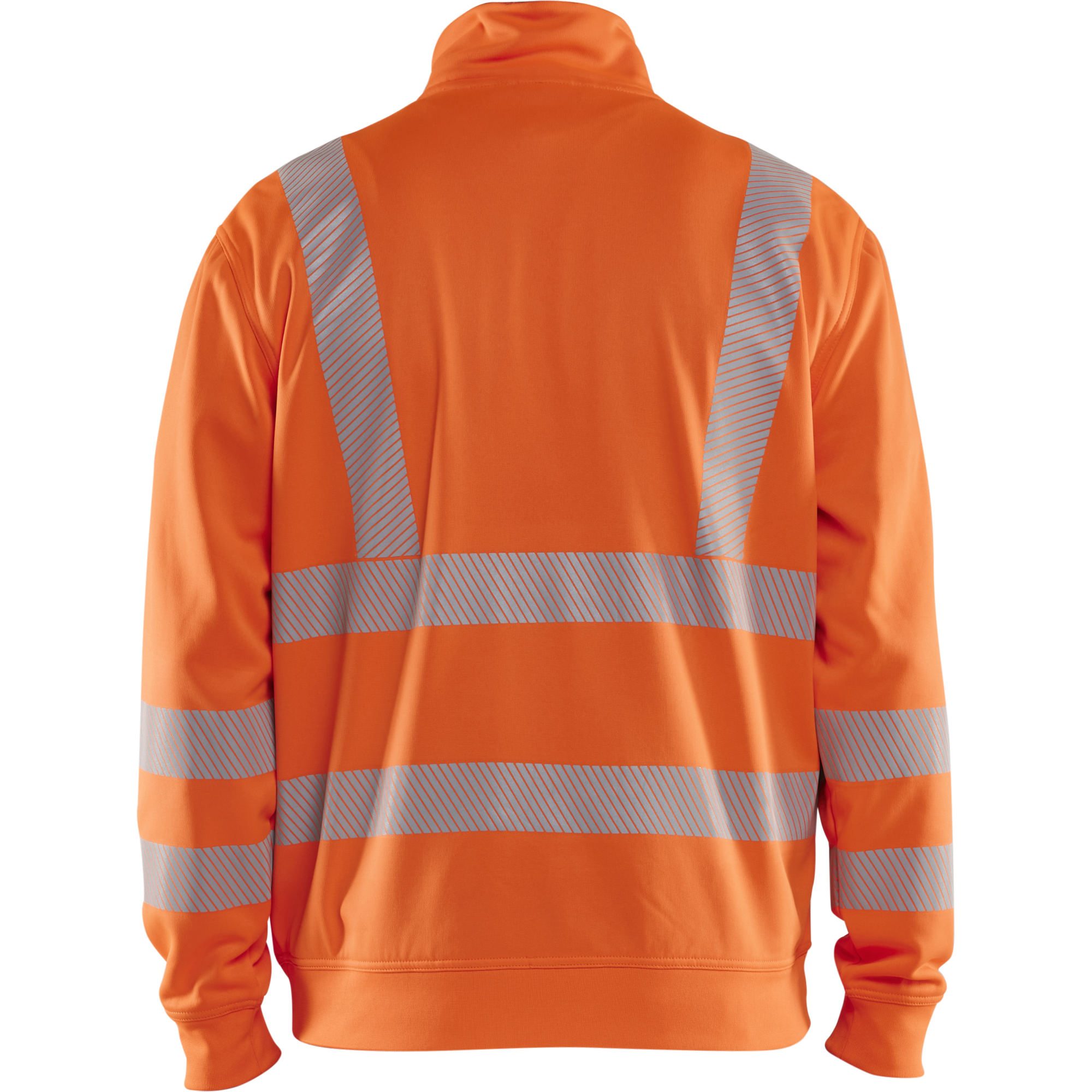 Blaklader High Vis Half-Zip Sweatshirt, Orange (4)