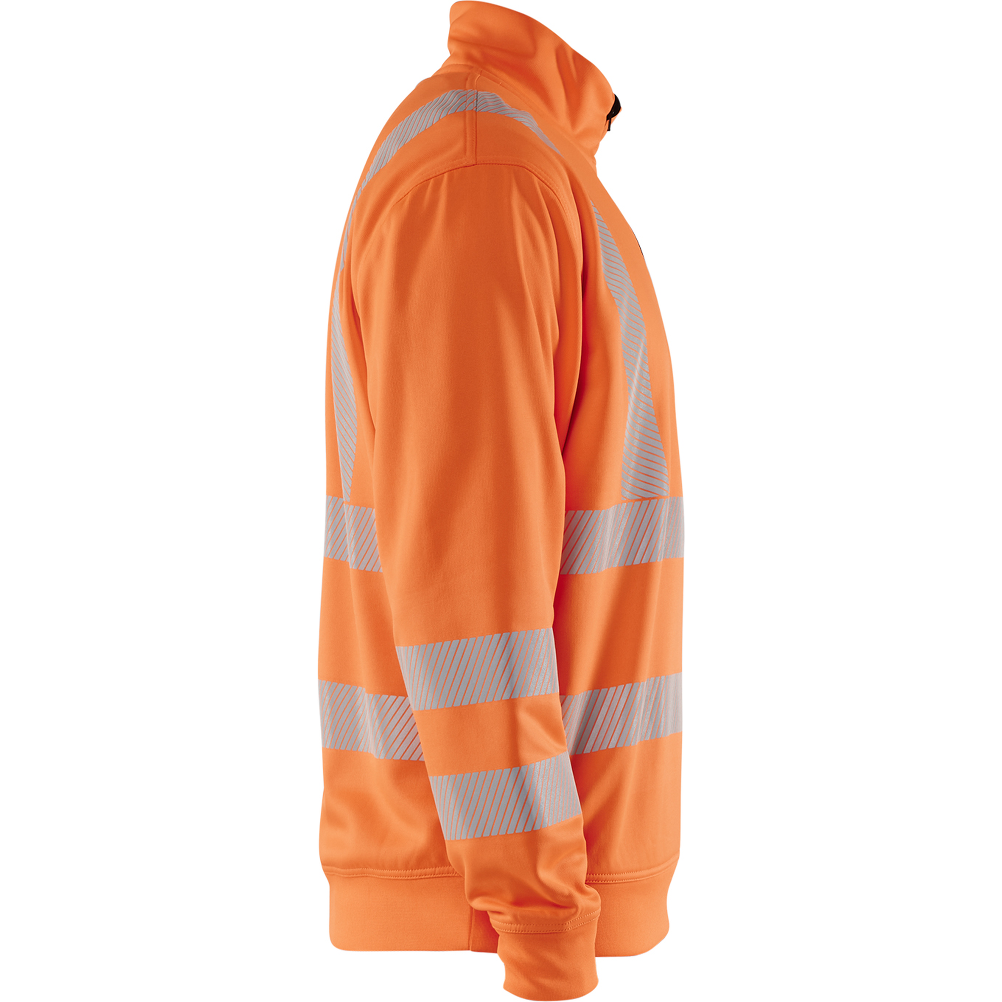 Blaklader High Vis Half-Zip Sweatshirt, Orange (2)